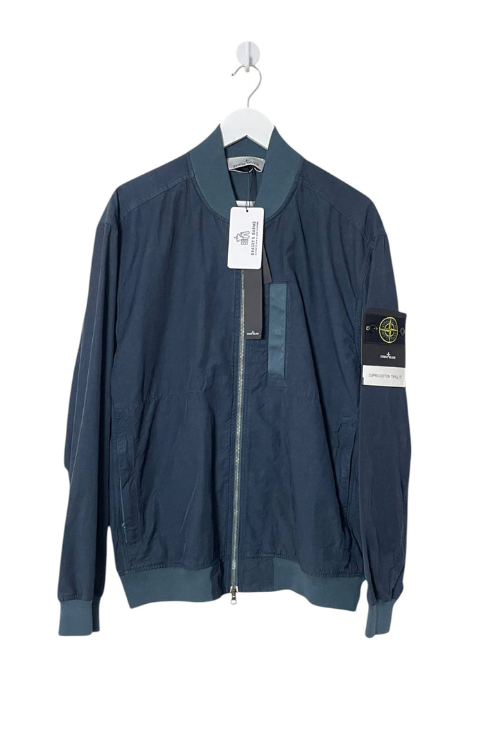 Stone Island Cupro Cotton Twill-TC Bomber Jacket