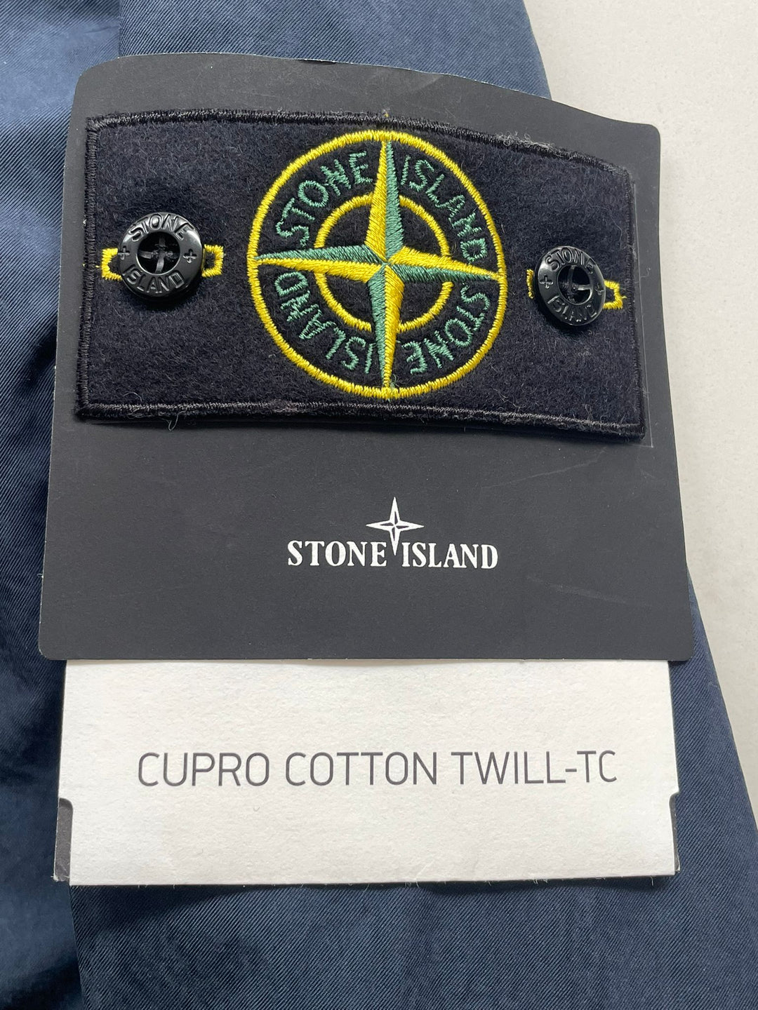 Stone Island Cupro Cotton Twill-TC Bomber Jacket