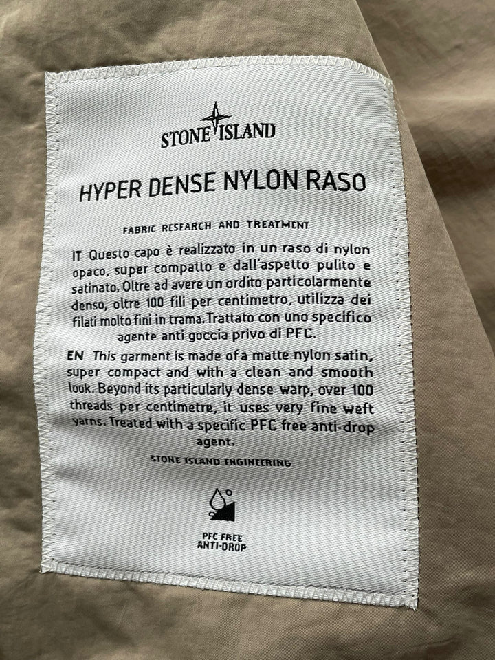 Stone Island Hyper Dense Nylon Raso Trench Coat - Large