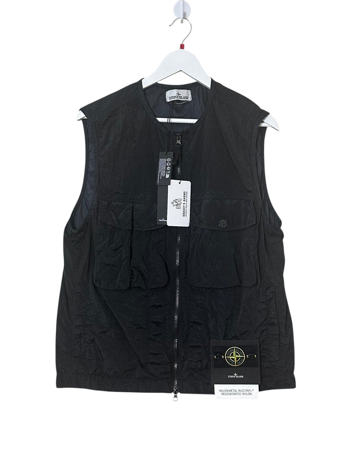 Stone Island Nylon Metal In Econyl Regenerated Nylon Gilet