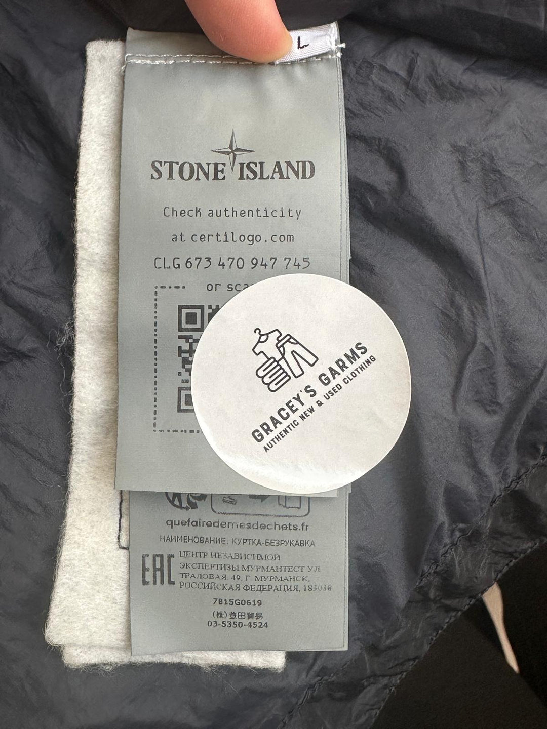 Stone Island Nylon Metal In Econyl Regenerated Nylon Gilet