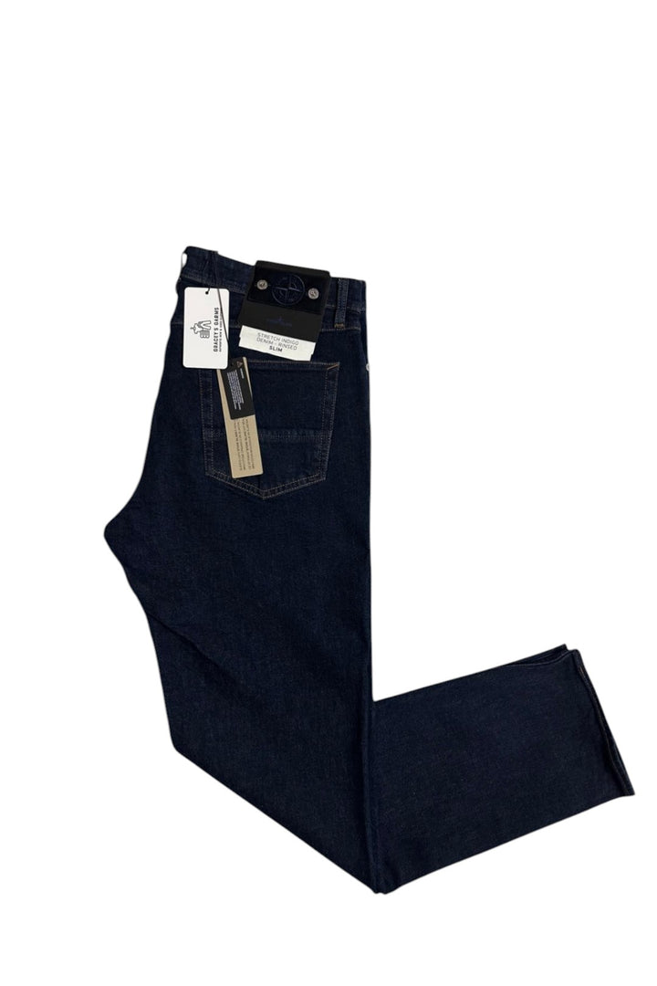 Stone Island Stretch Idigo Denim - Rinsed Slim Fit
