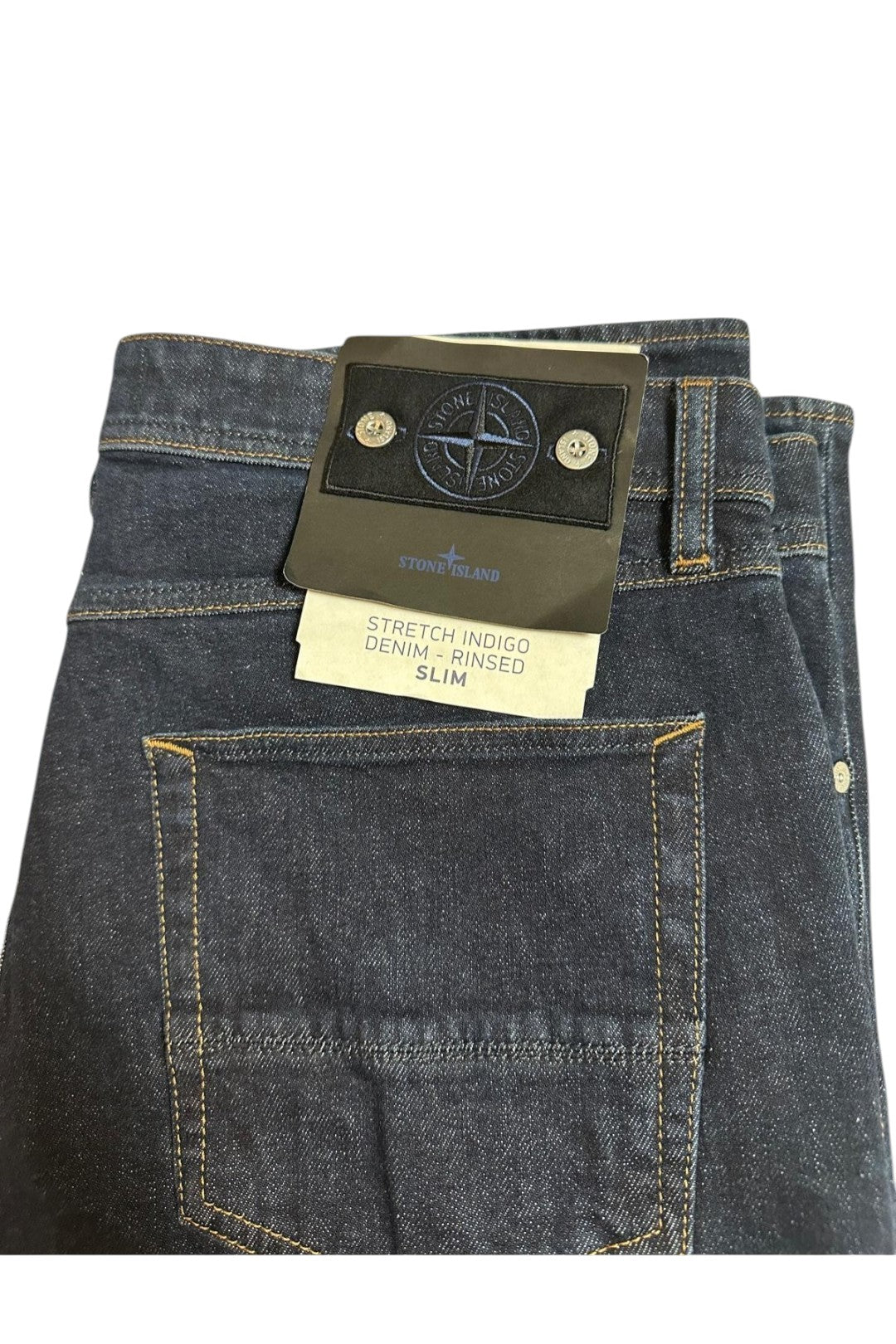 Stone Island Stretch Idigo Denim - Rinsed Slim Fit
