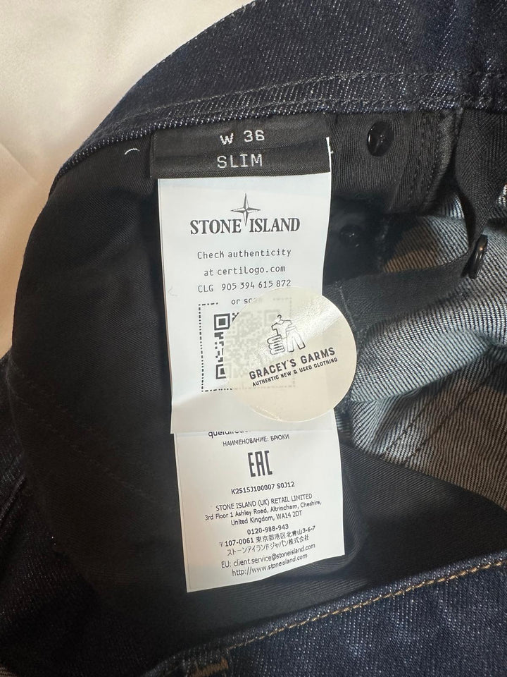 Stone Island Stretch Idigo Denim - Rinsed Slim Fit W 32 & W 36