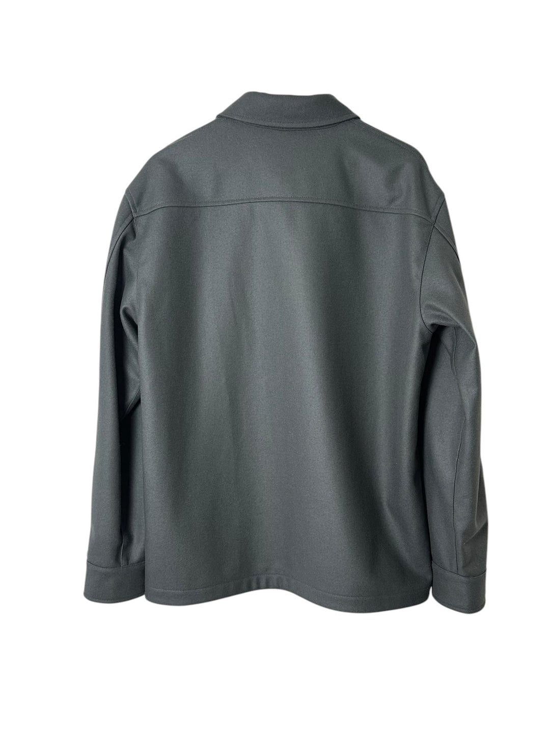 Stone Island Ghost Piece Wool Nylon Flannel Overshirt - X Large