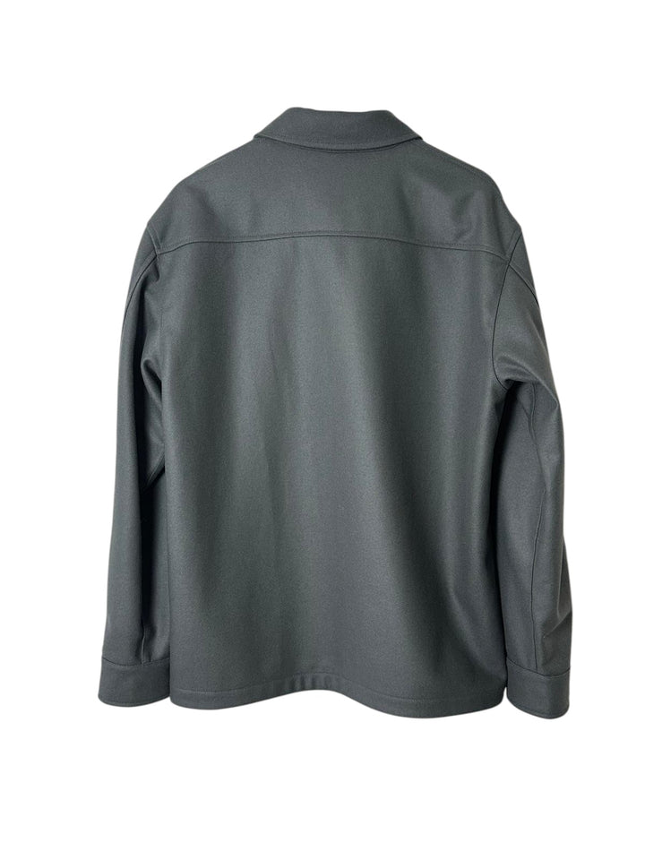 Stone Island Ghost Piece Wool Nylon Flannel Overshirt - X Large