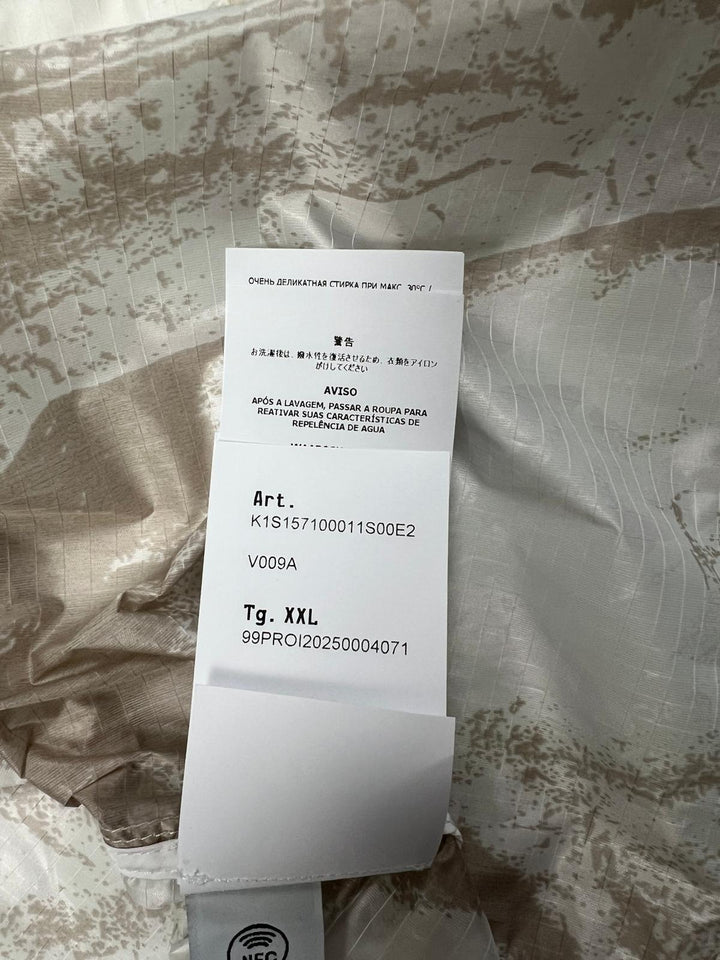 Stone Island UV-Reactive Scan Camo On Nylon Ripstop Parka - X Large & XX Large