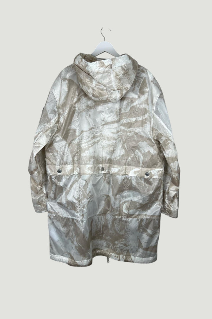 Stone Island UV-Reactive Scan Camo On Nylon Ripstop Parka - X Large & XX Large