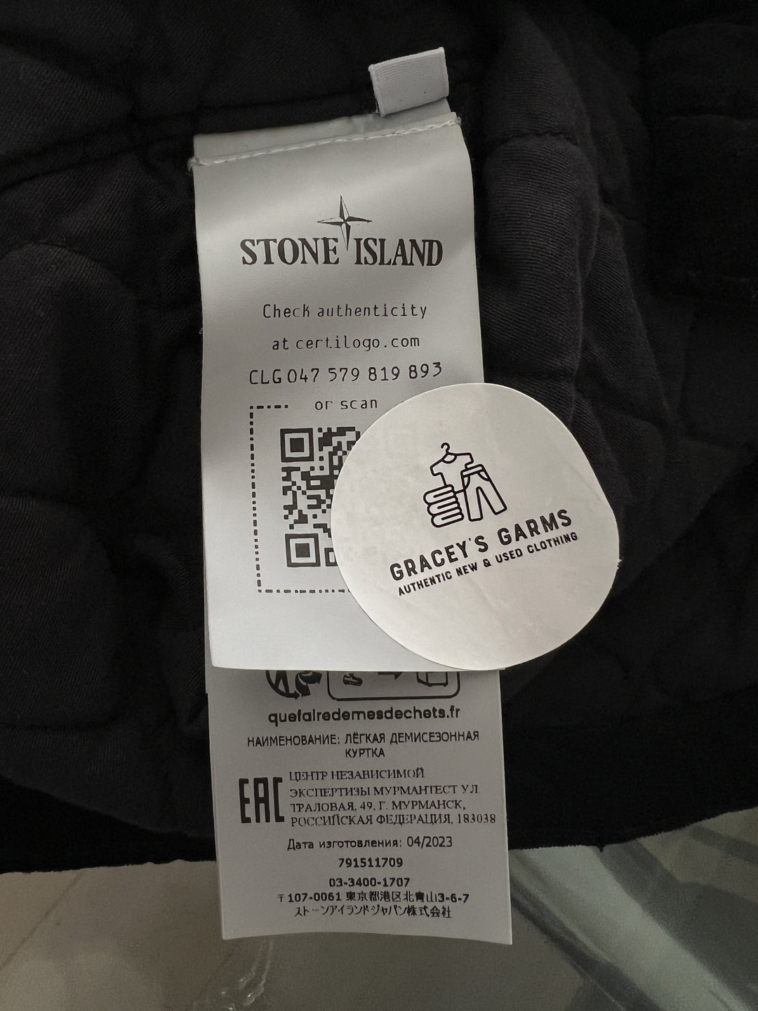 Stone Island Internal Quilted Cotton Velvet Overshirt