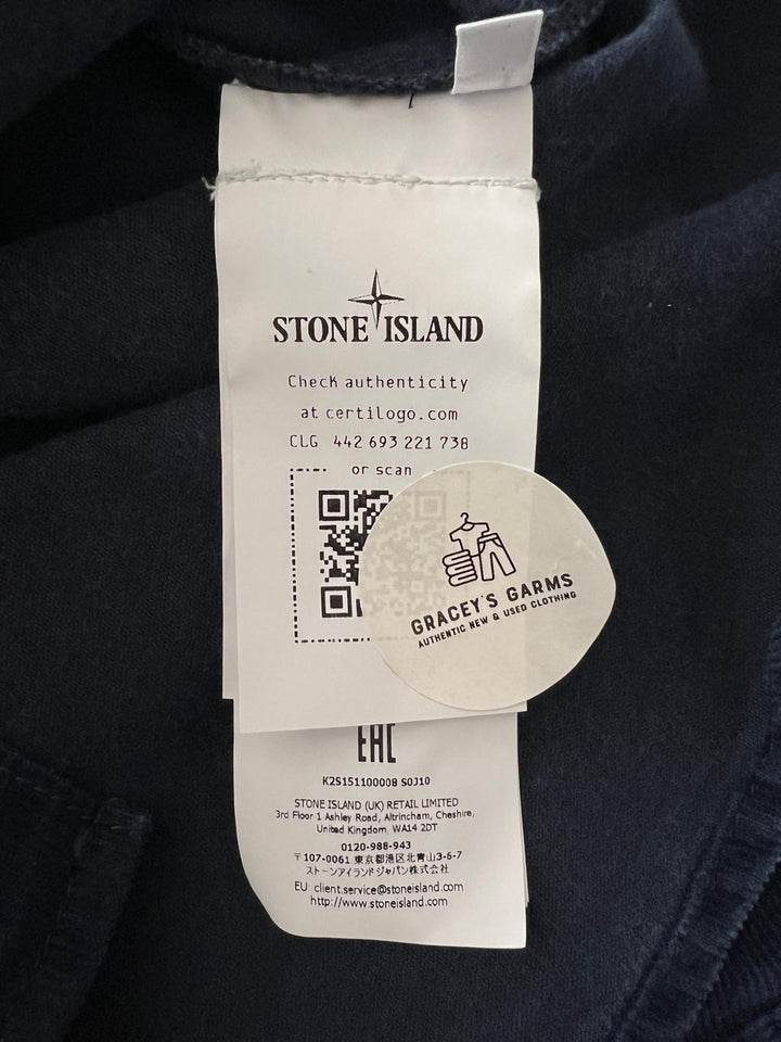 Stone Island Indigo Micro Corduroy Rinsed Overshirt