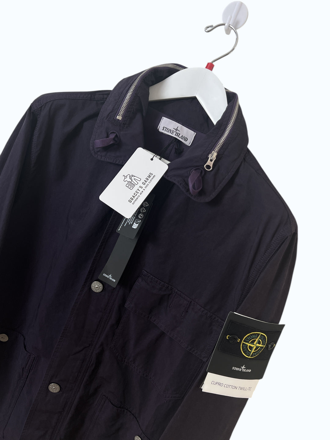 Stone Island Cupro Cotton Twill-TC