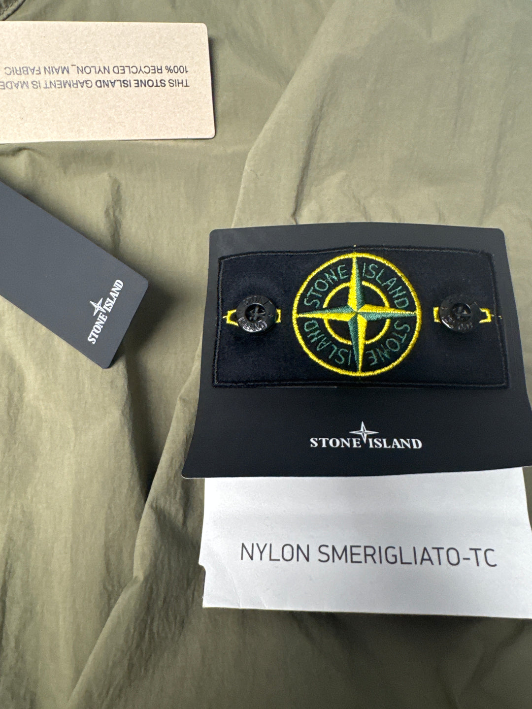 Stone Island Nylon Smerigliato-TC Stand Collar Jacket