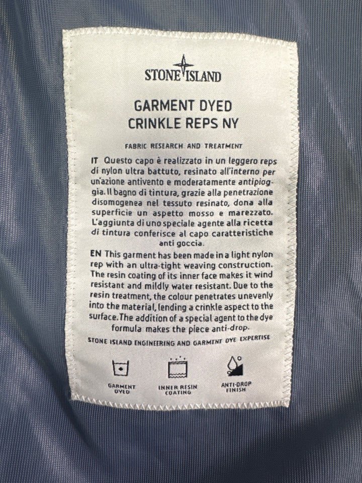 Stone Island Garment Dyed Crinkle Reps NY Hooded Jacket