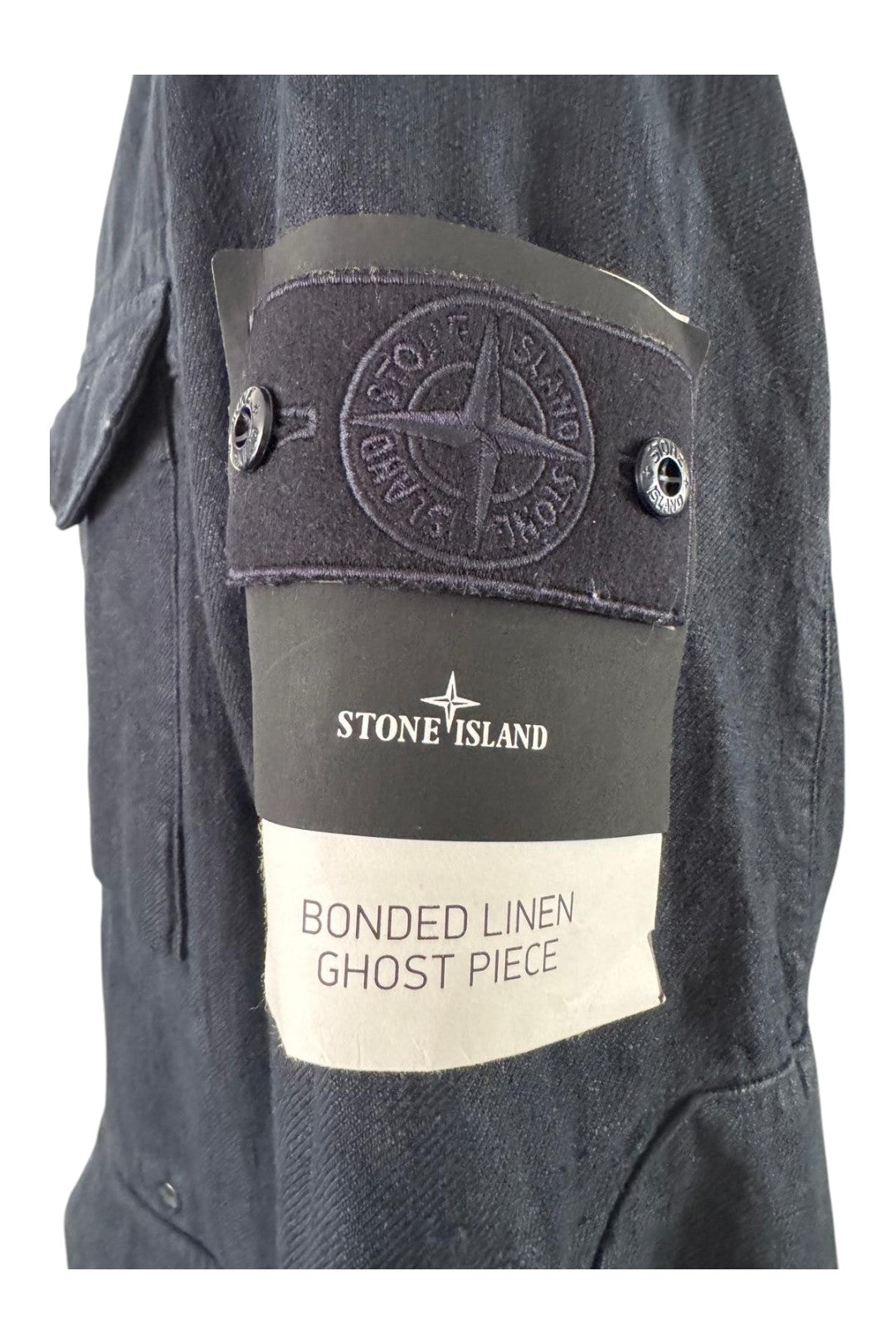 Stone Island Bonded Linen Ghost Jacket