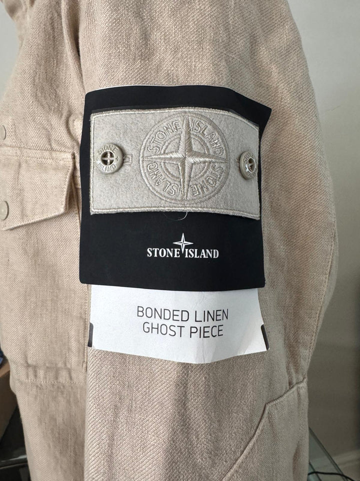 Stone Island Bonded Linen Ghost Jacket