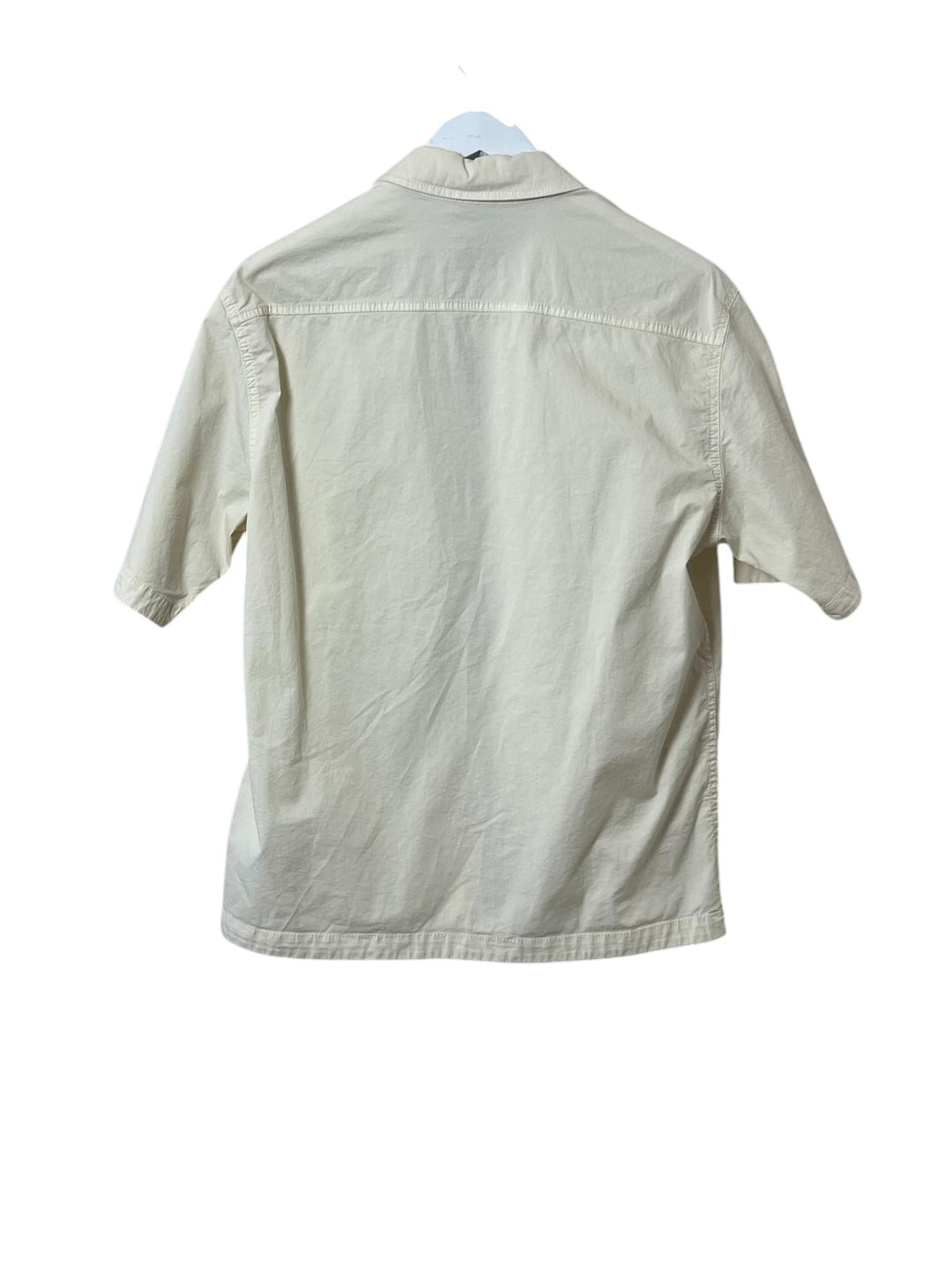 Stone Island Stretch Organic Cotton Twill Short Sleeve Shirt