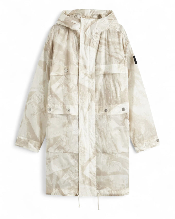 Stone Island UV-Reactive Scan Camo On Nylon Ripstop Parka