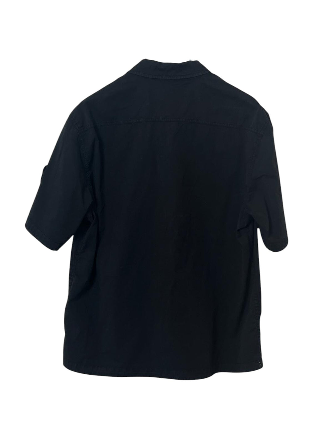Stone Island Stretch Organic Cotton Twill Short Sleeve Shirt