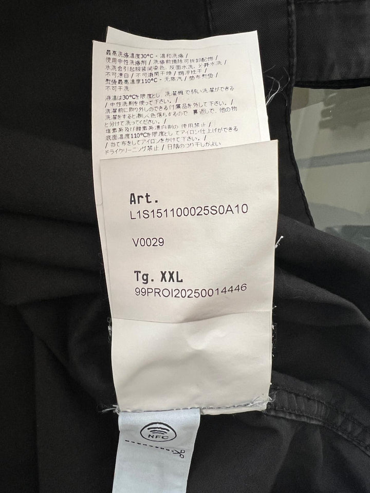 Stone Island Stretch Organic Cotton Twill Short Sleeve Shirt