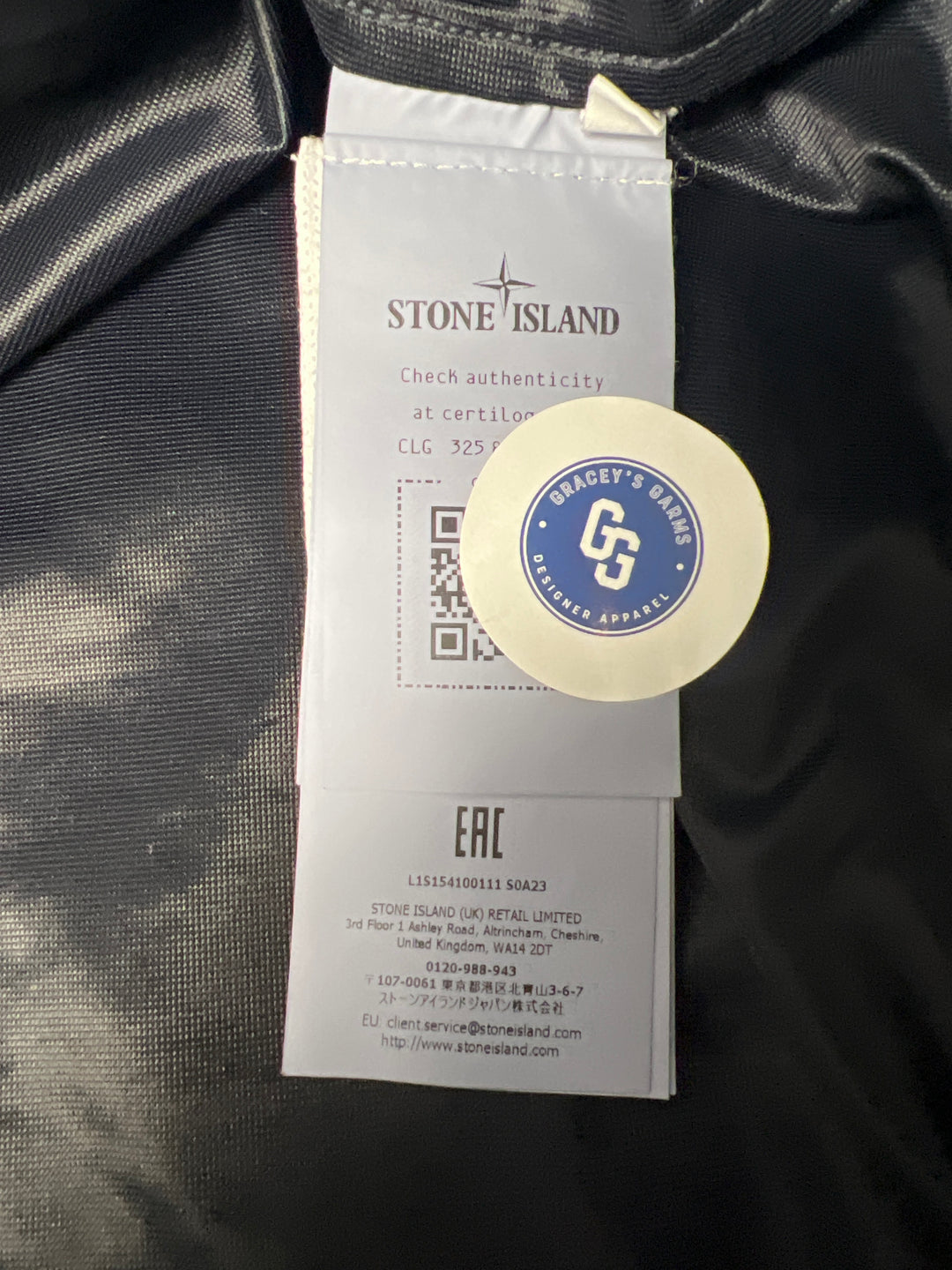 Stone Island Garment Dyed Crinkle Reps NY Jacket