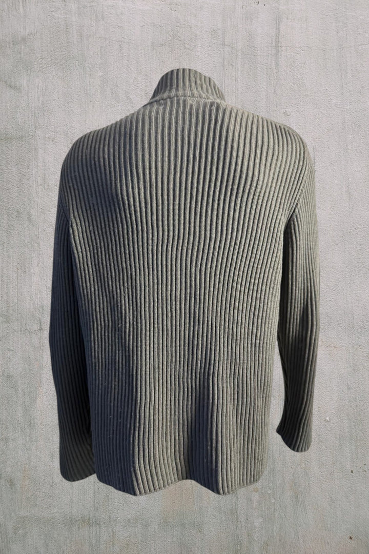 Stone Island Ribbed Knitted Full Zip