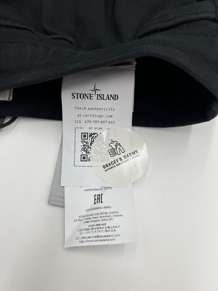 Stone Island Organic Cotton Fleece Shorts