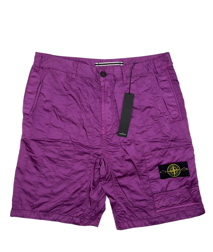 Stone Island Econyl Nylon Cargo Bermuda Shorts