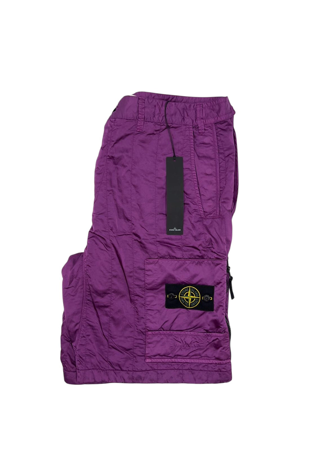 Stone Island Econyl Nylon Cargo Bermuda Shorts