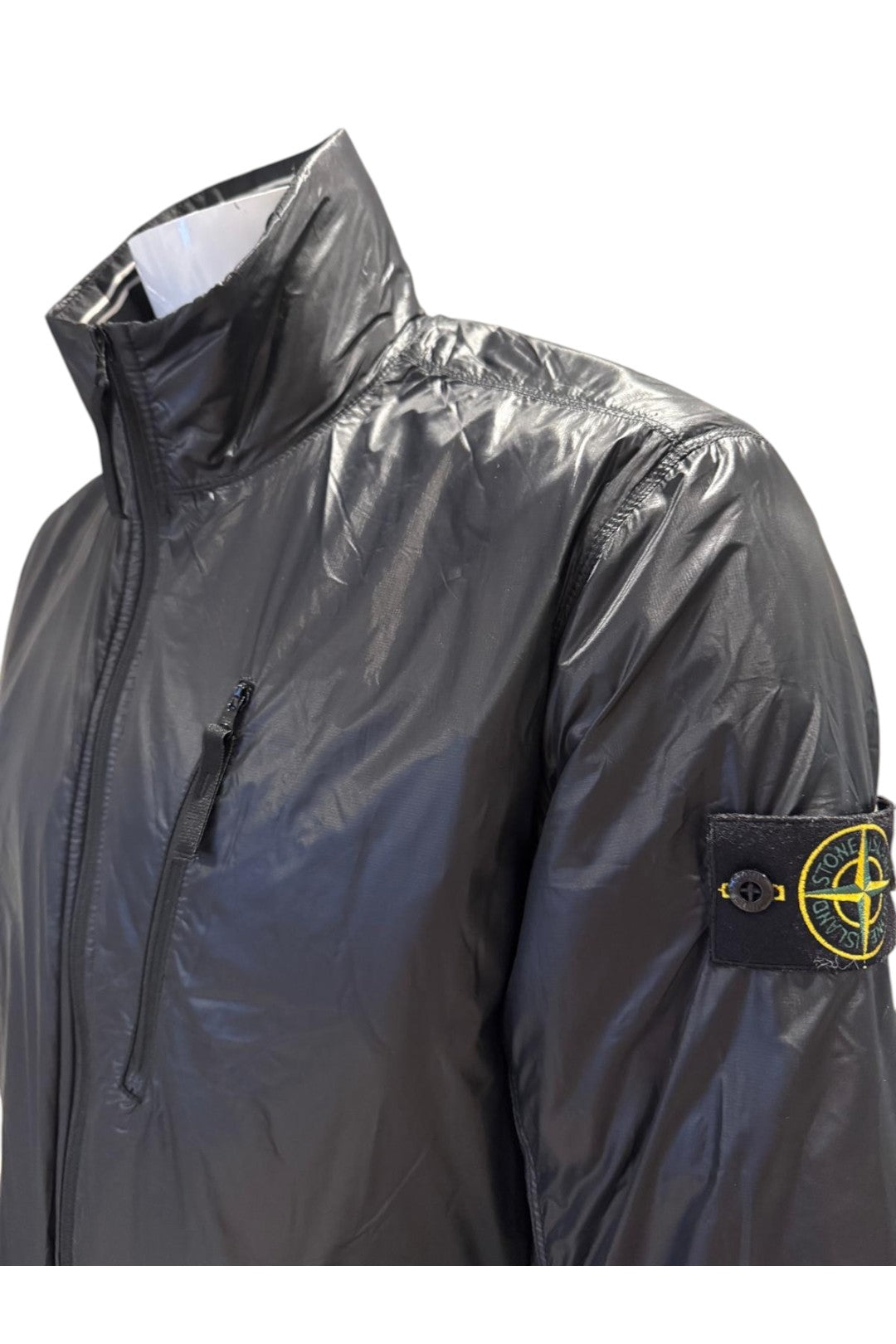 Stone Island Packable Pertex Quantum Flock Jacket With Primaloft
