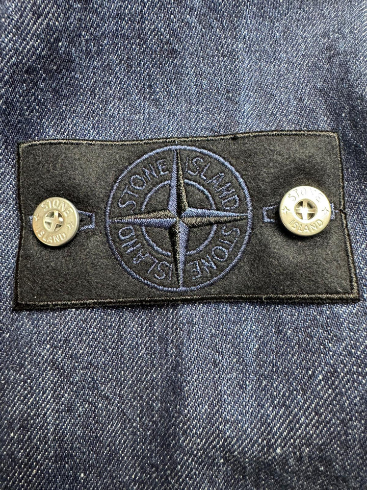 Stone Island Denim Research Indigo Denim-Rinsed Overshirt