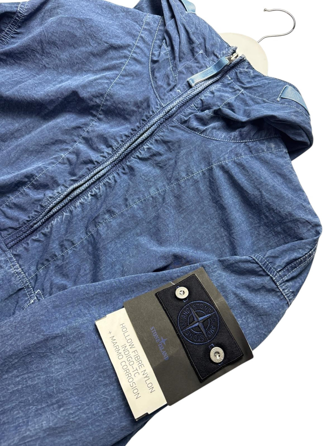 Stone Island Hollow Fibre Nylon Indigo-TC+Marmo Corrosion Anorak