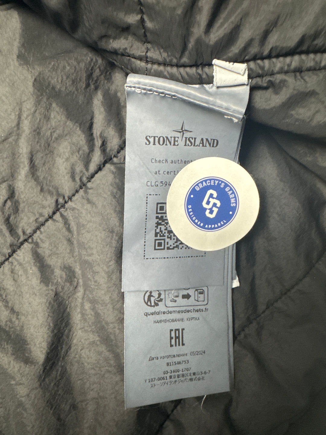 Stone Island Cotton Pile with Nylon-TC Zip-Up Fleece