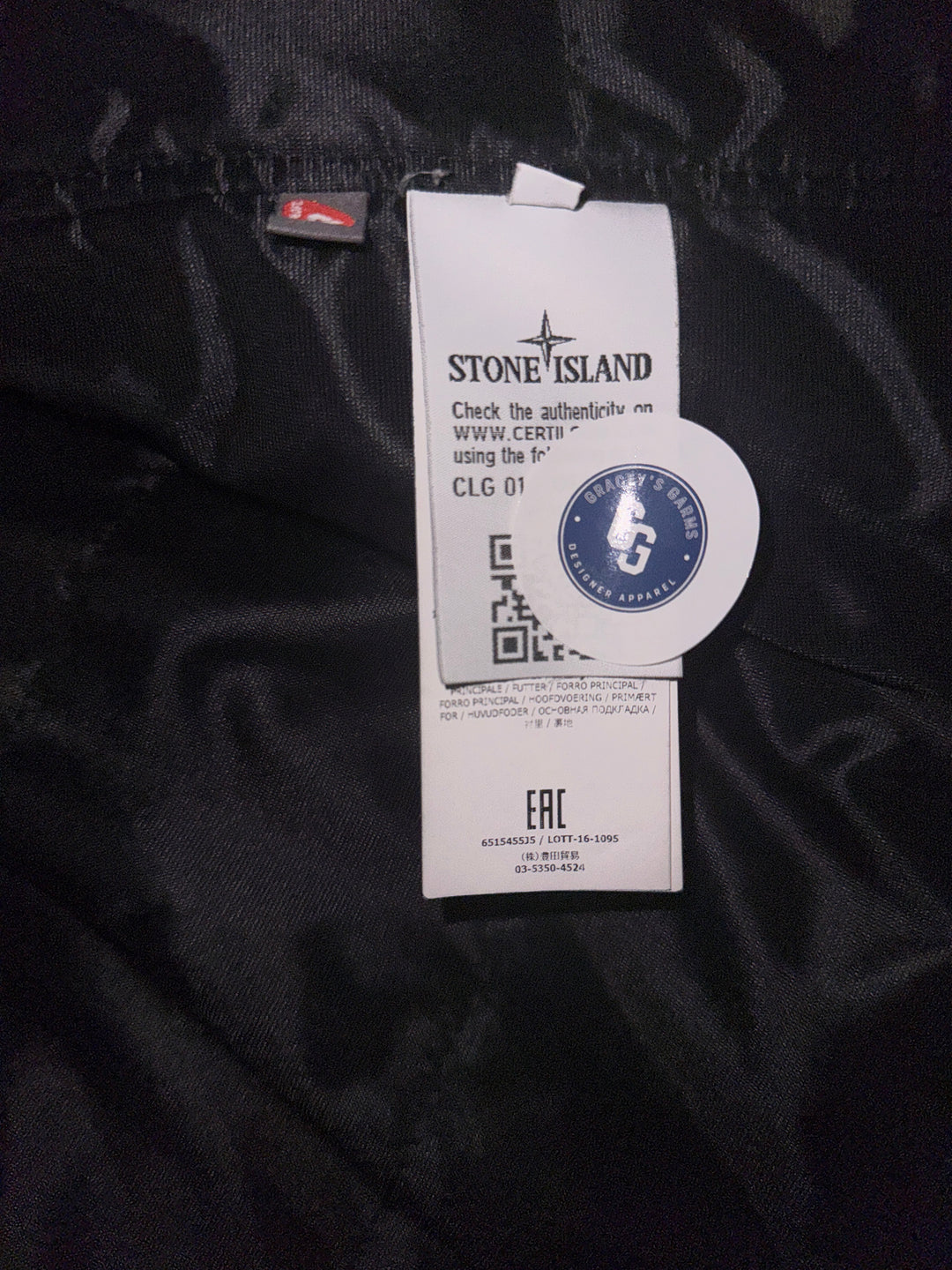 Stone Island x Dormeuil House Check Hooded Jacket