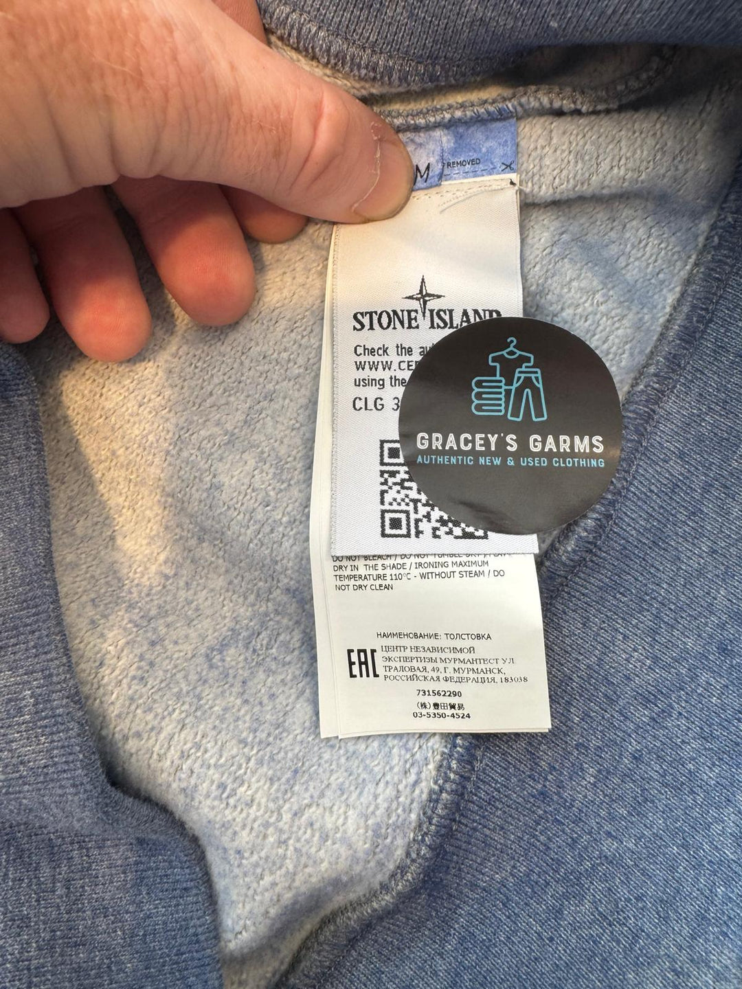 Stone Island Dust Treatment Crewneck Jumper