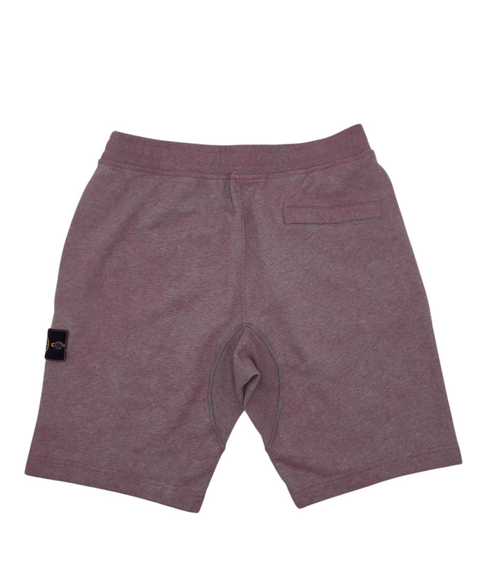 Stone Island Organic Cotton Fleece Dust Treatment Shorts