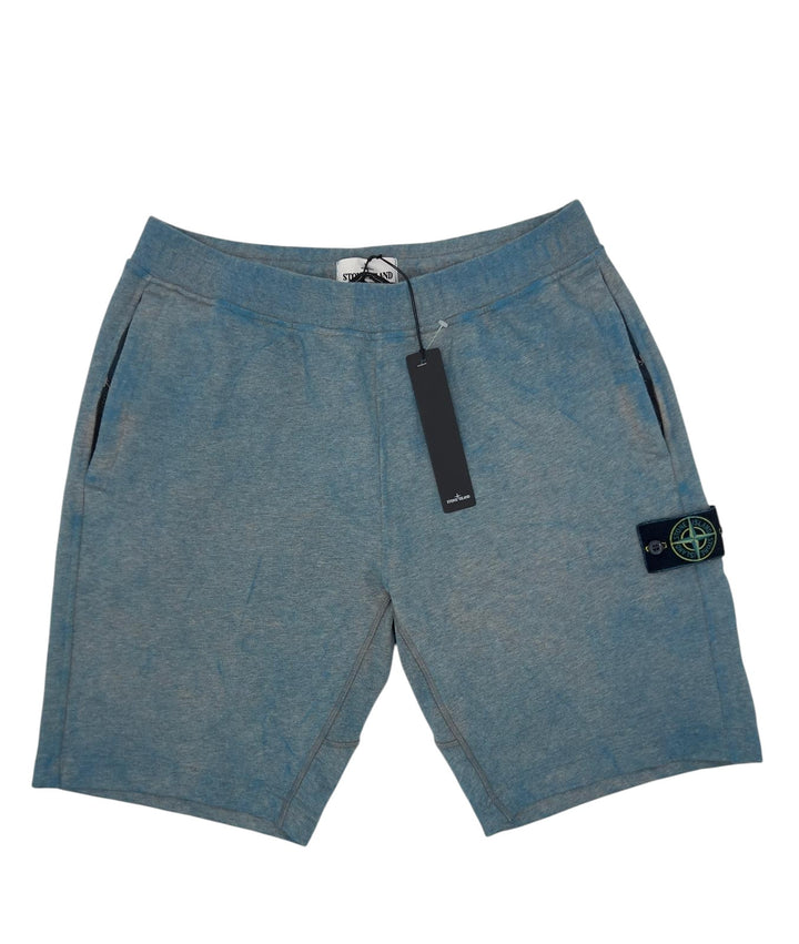 Stone Island Organic Cotton Fleece Dust Treatment Shorts