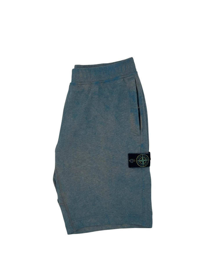 Stone Island Organic Cotton Fleece Dust Treatment Shorts