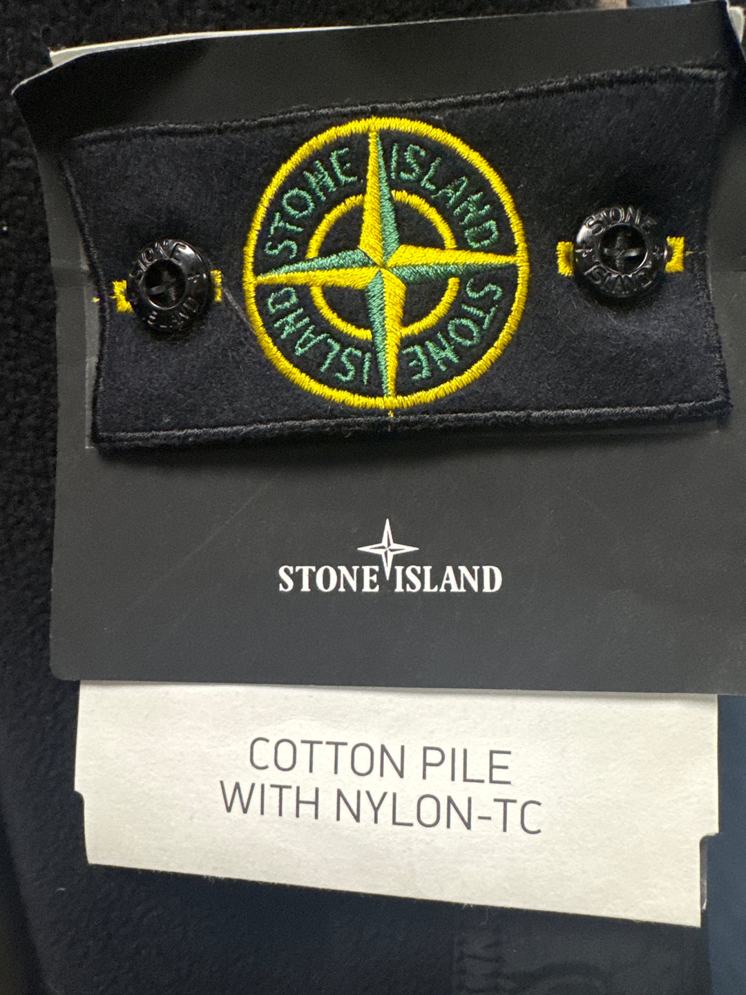 Stone Island Cotton Pile with Nylon-TC Zip-Up Fleece