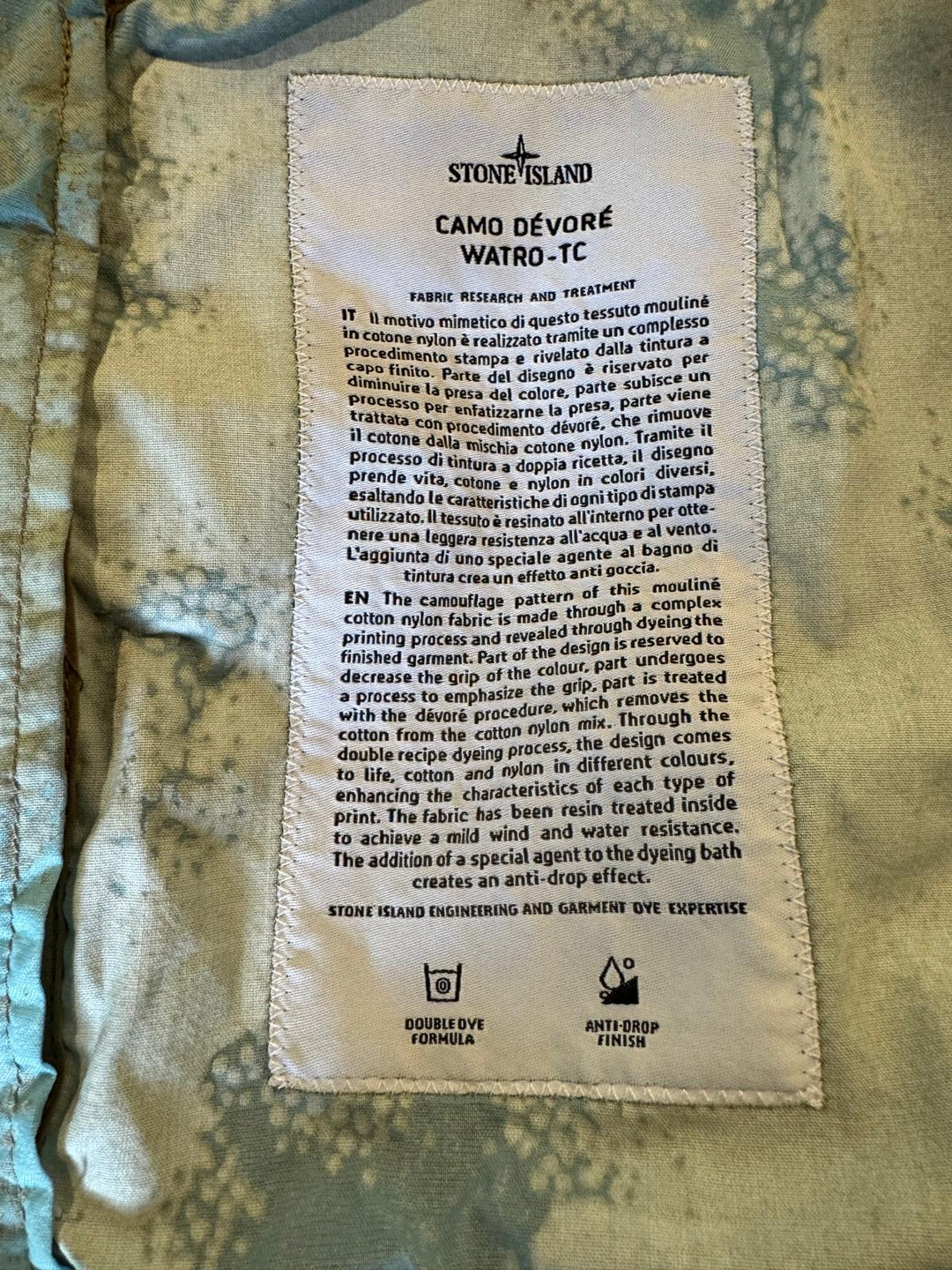 Stone Island Camo Devore Watro-TC Jacket