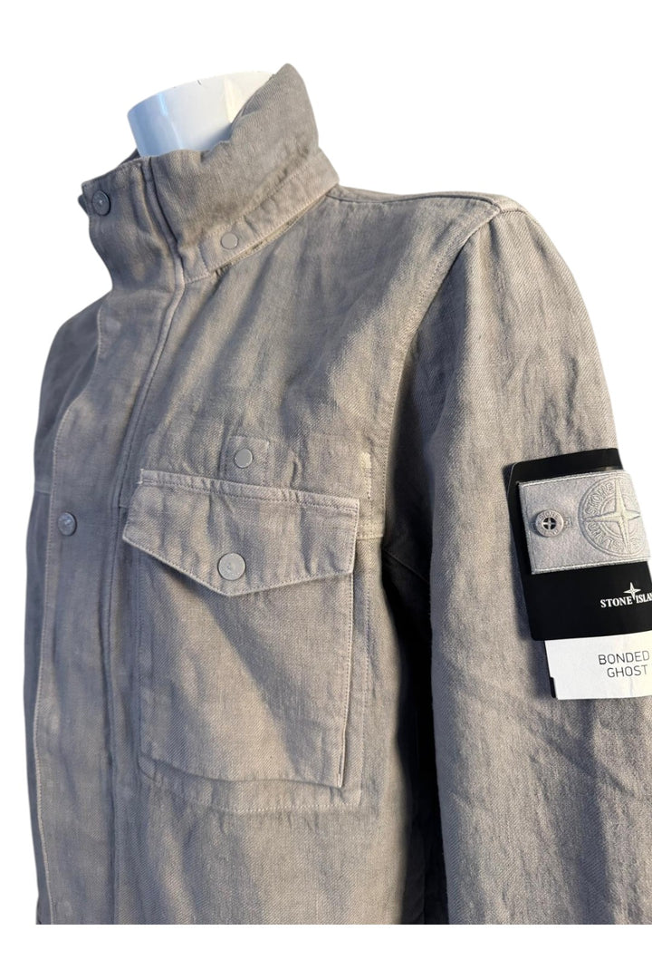 Stone Island Bonded Linen Ghost Jacket