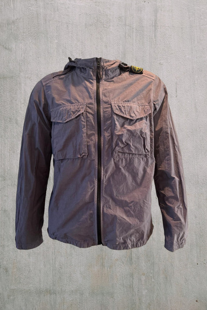 Stone Island Shoulder Badge Hooded Overshirt
