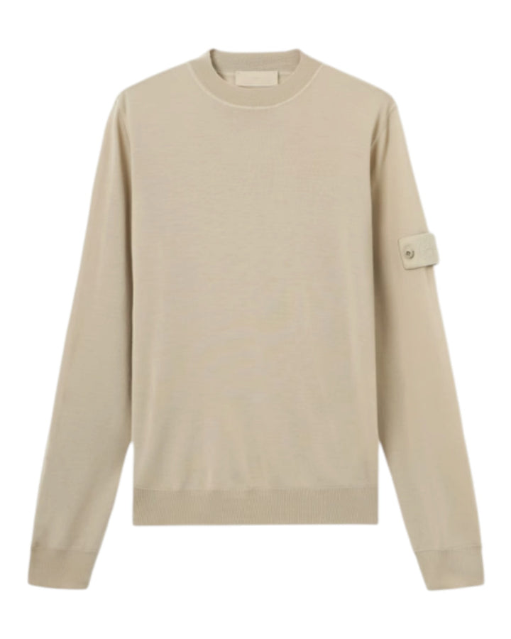Stone Island Light Pure RWS Wool Crewneck Jumper