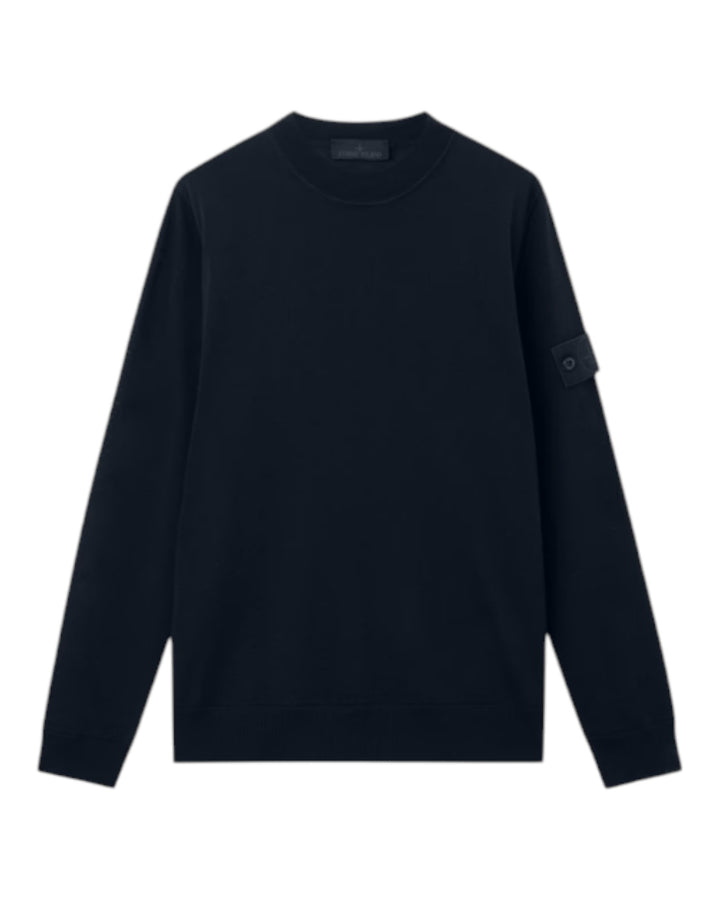 Stone Island Ghost Light Pure RWS Wool Crewneck Jumper