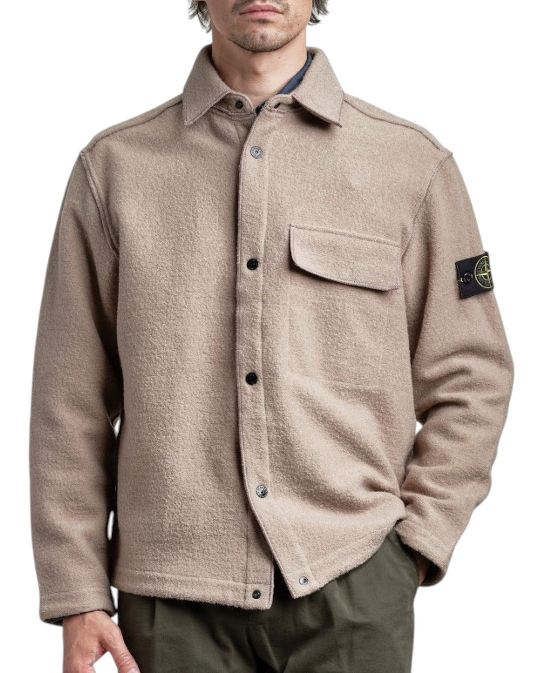 Stone Island Micro Bouclé Overshirt