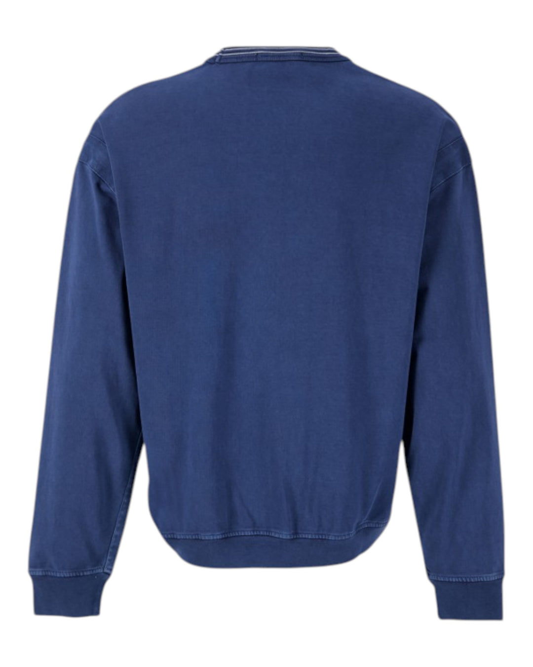 Stone Island Marina Overdyed Spellout Cotton Crewneck Jumper