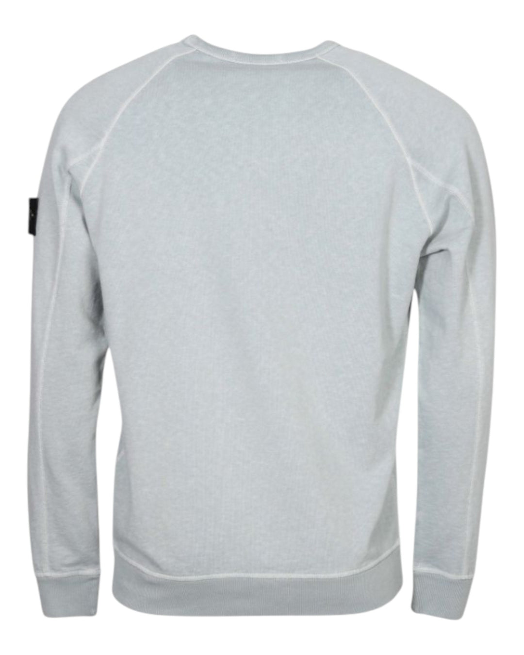 Stone Island Malfile Fleece Garment Dyed Crewneck Sweatshirt