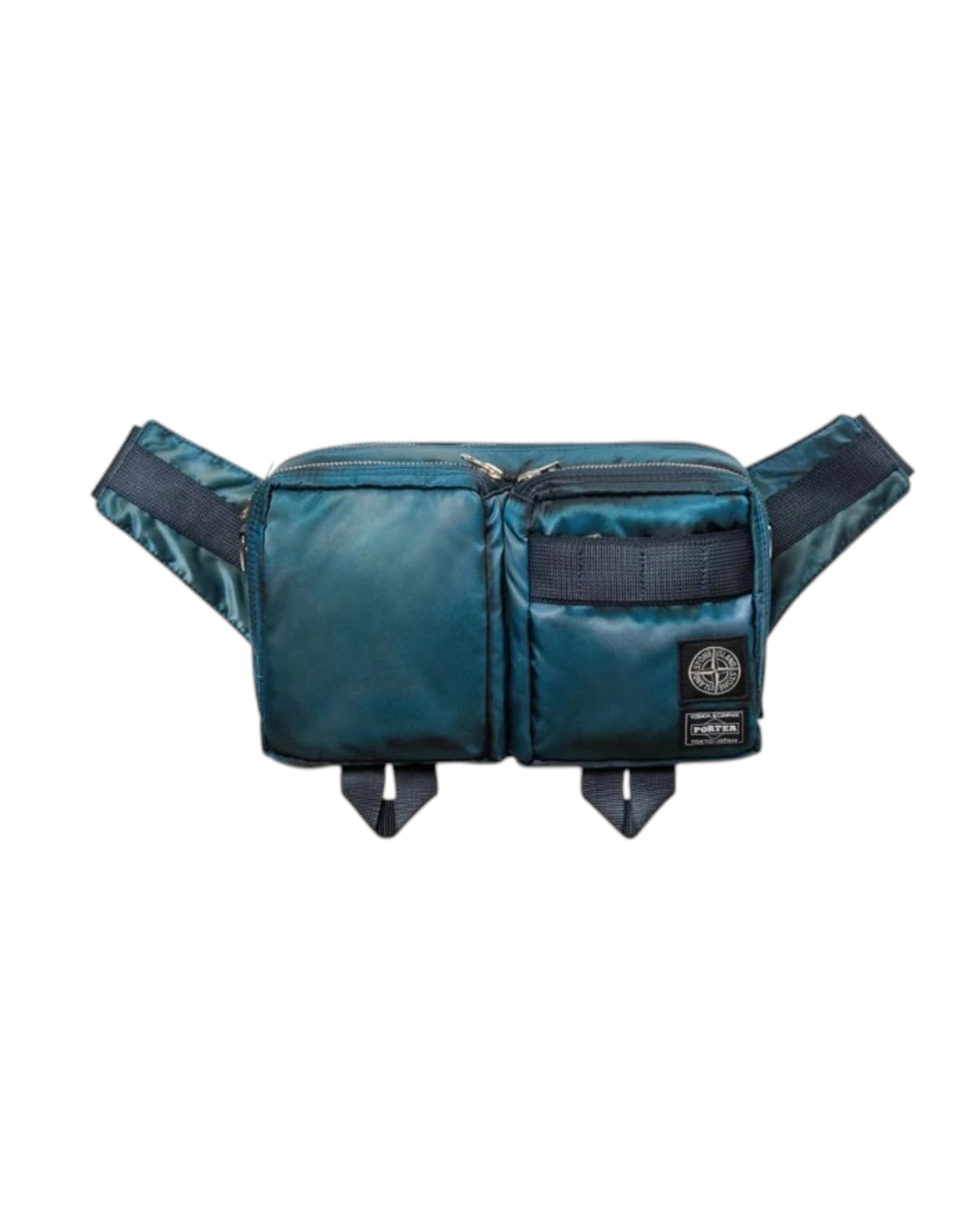 Stone Island x Porter Hand Corrosion Nylon Twill Cross Body Bag