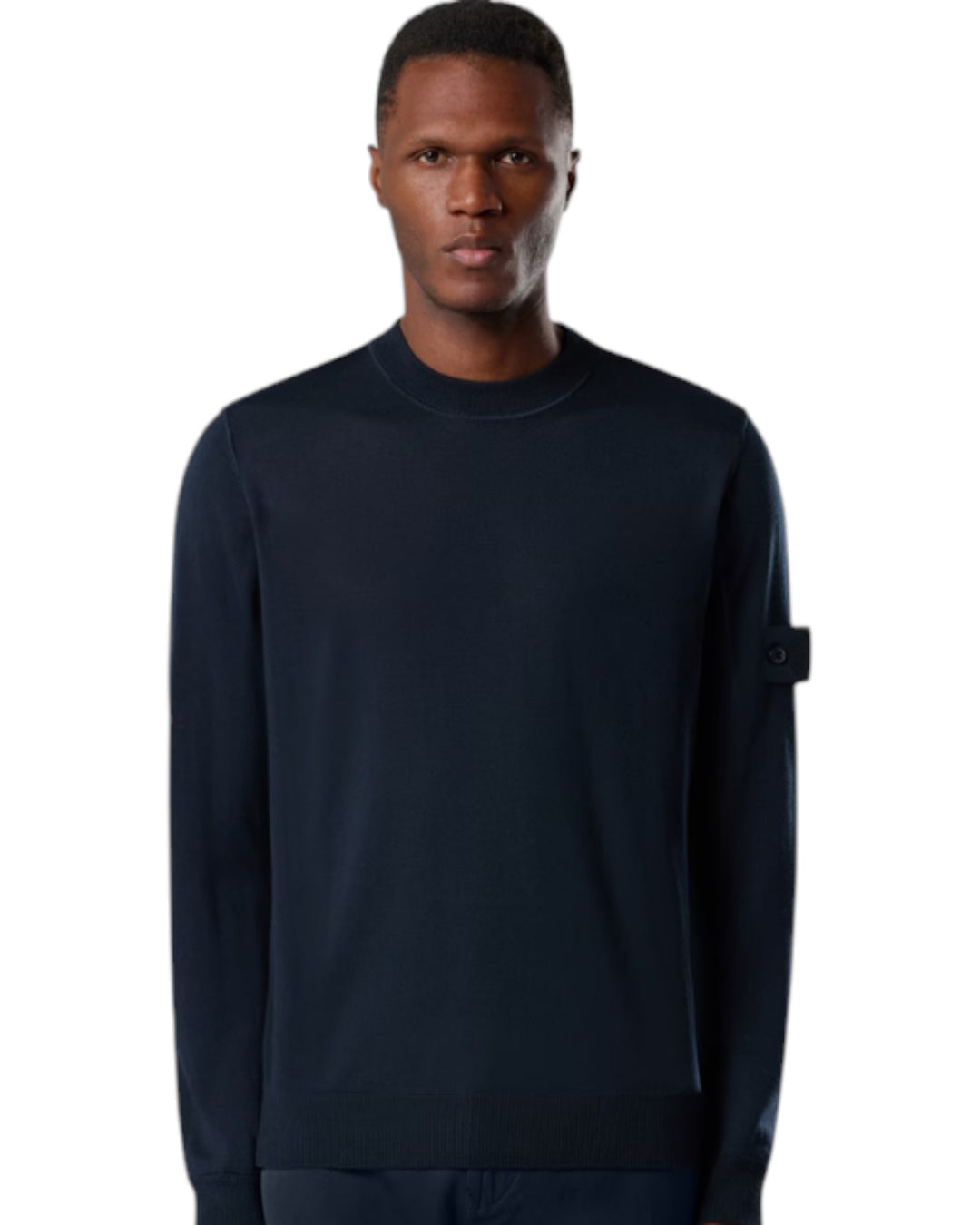 Stone Island Ghost Light Pure RWS Wool Crewneck Jumper