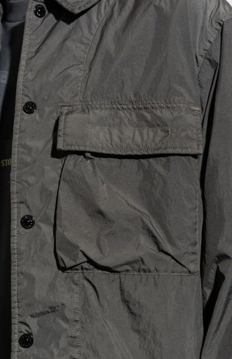 Stone Island Crinkle Reps NY Padded Overshirt