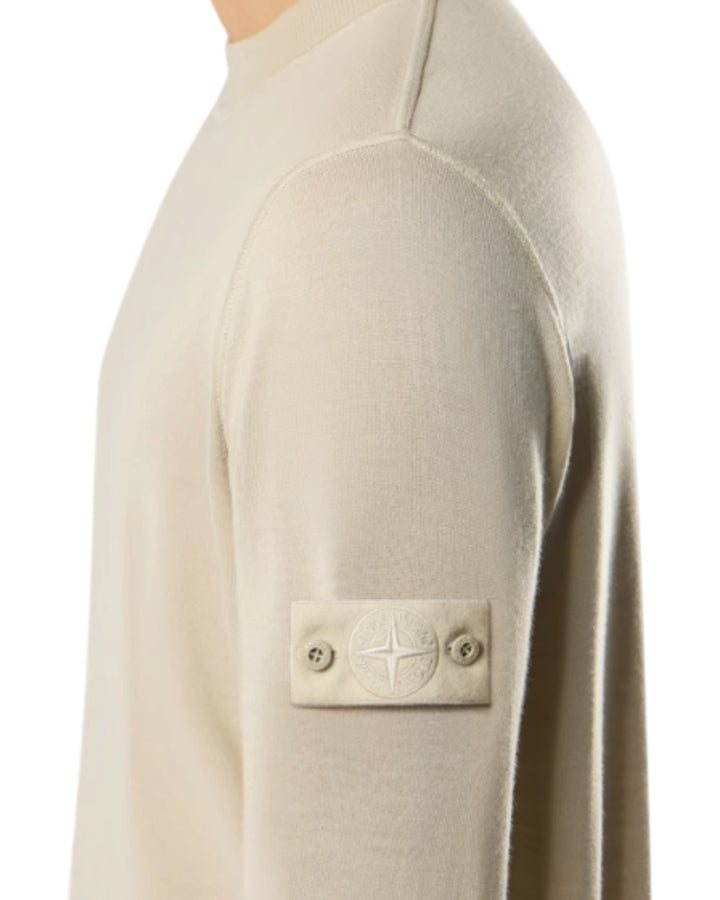 Stone Island Light Pure RWS Wool Crewneck Jumper